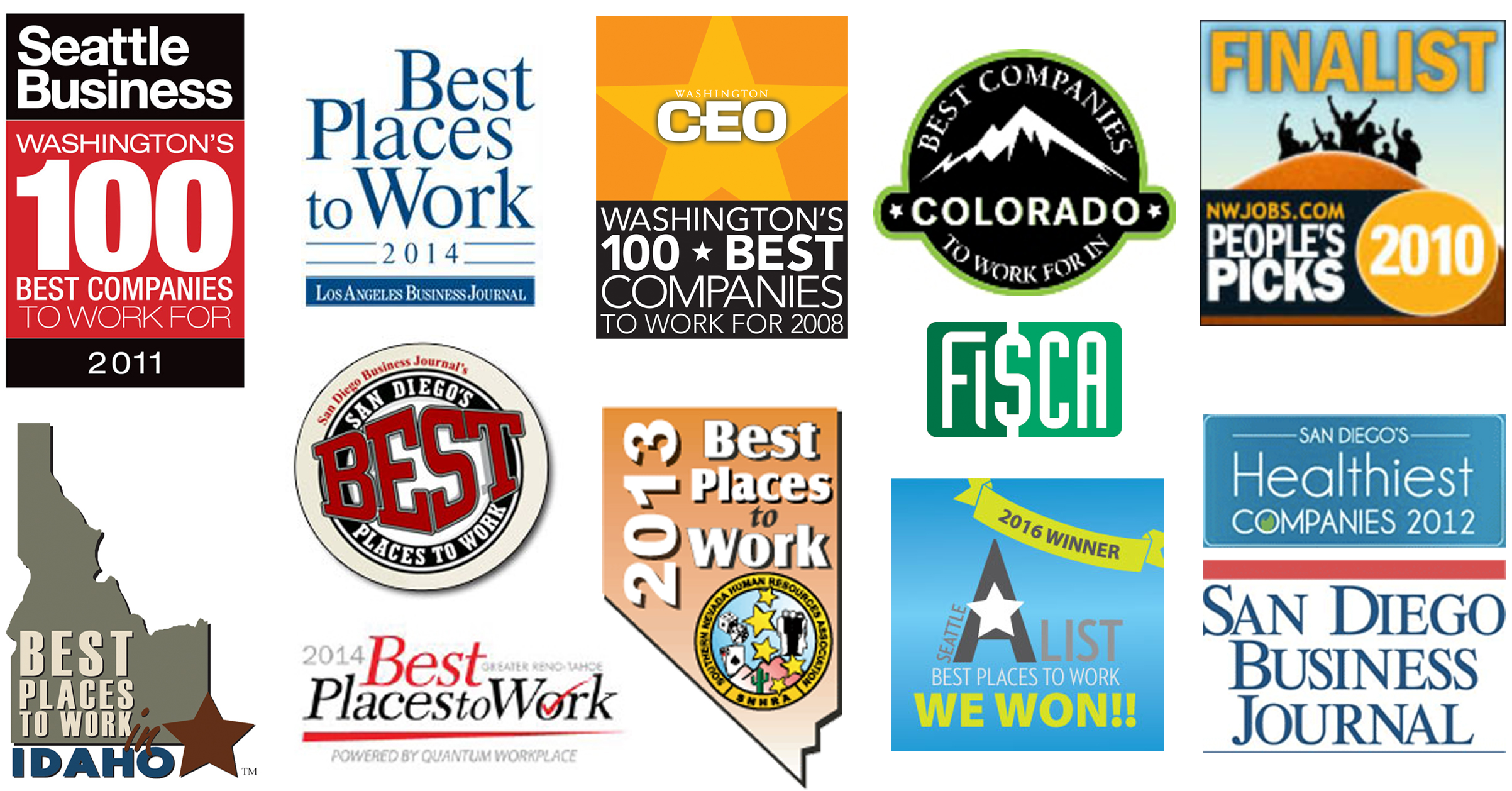 Collage of Best Places to Work images.