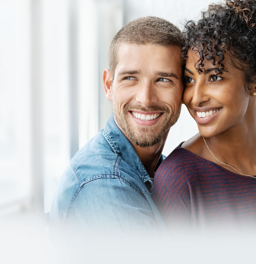 Smiling couple next to the headline ‘Moneytree, Your Financial Services Company’.