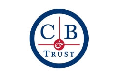 Circular CB&T logo with blue border, red ampersand, and the word Trust at the bottom