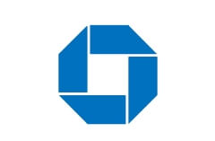 Blue octagonal logo with white center cutout, symbolizing a financial institution.
