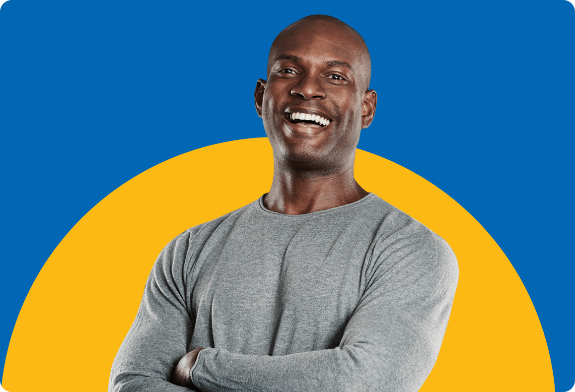 Confident Moneytree customer happy with same-day loan approval.