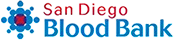 San Diego Blood Bank logo.